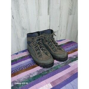 Lowa GTX Mid ATC Gore-Tex Brown Leather Hiking Boots Men's Size 9
